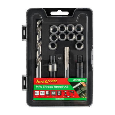 THREAD REPAIR KIT 14PC M12 X 1.75 X 16.2MM FLANGE INSERT — image 1