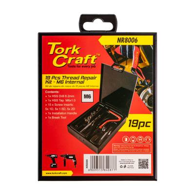 THREAD REPAIR KIT 19PC M6 X 1.0MM INTERNAL (METAL BOX) — image 1