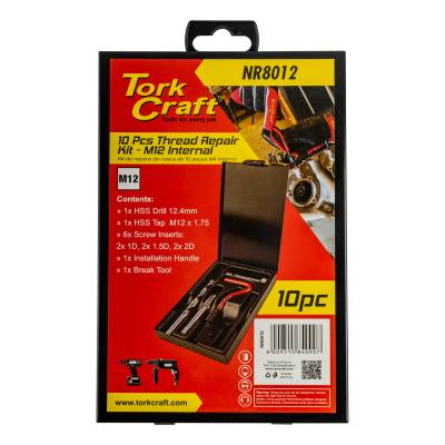 THREAD REPAIR KIT 10PC M12 X 1.75MM INTERNAL (METAL BOX) — image 1