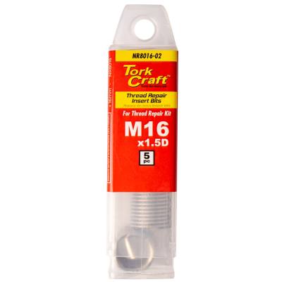 THREAD REPAIR KIT M16 X 1.5D REPLACEMENT INSERTS 5PCE — image 1