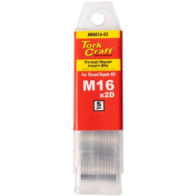 THREAD REPAIR KIT M16 X 2D REPLACEMENT INSERTS 5PCE — image 1