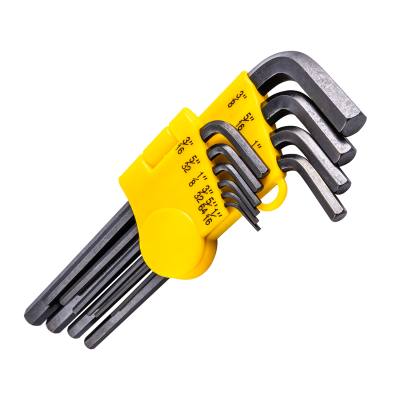 10PC HEX L-WRENCH SET IMPERIAL 1/16,5/64, 3/32,1/8,5/32,3/16,7/32,1/4 — image 1