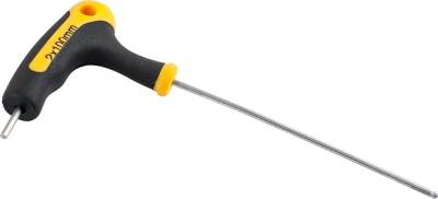 BALL POINT T HANDLE HEX ALLEN KEY 2.0MM X 100MM — image 1