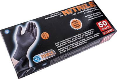 NITRILE GLOVES LARGE 50 PCE HIGH DENSITY ( X25 PAIRS ) — image 1