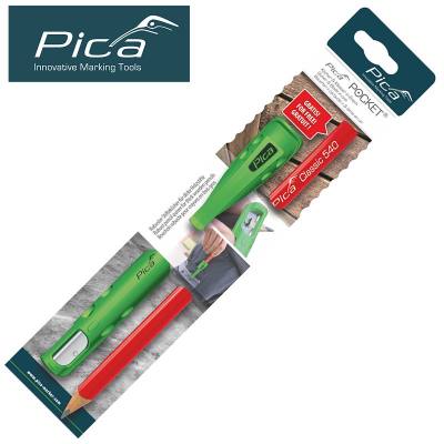 PICA POCKET WITH 1 CARPENTERS PENCIL 24MM IN BLISTER — image 1