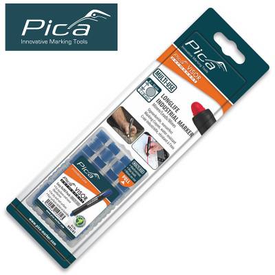 PICA VISOR PERMANENT MARKER REFILLS BLUE 4PC IN BLISTER — image 1