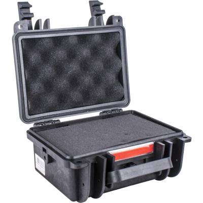 HARD CASE 225X185X115MM OD WITH FOAM BLACK WATER & DUST PROOF (19208) — image 1