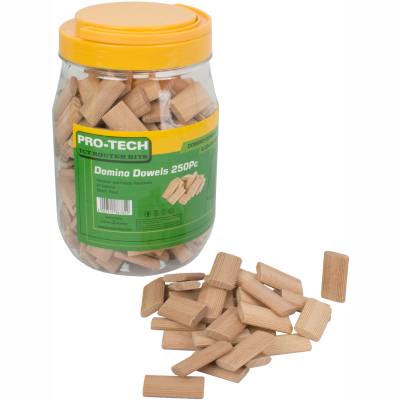 DOMINO TENON 6X40MM 250PC JAR BEECH WOOD — image 1