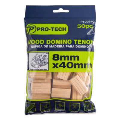 DOMINO TENON 8X40MM 50PC PACK BEECH WOOD — image 1