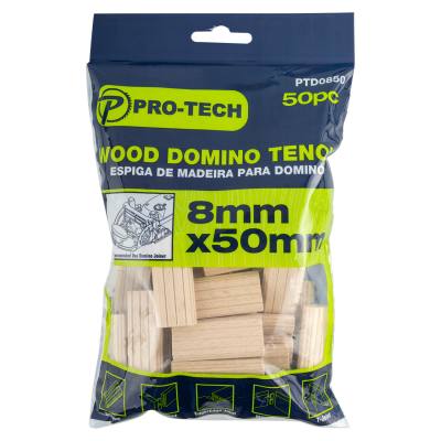 DOMINO TENON 8X50MM 50PC PACK BEECH WOOD — image 1