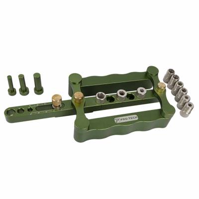 DOWEL JIG SELF-CENTERING 6/8/10MM ALUM. 16MM - 60MM RANGE — image 1