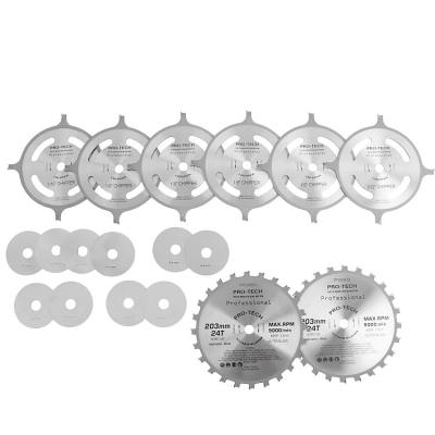 DADO SET 203MM X 15.88 X 24T 4 X 1/8' 3/32'1/16' CHIP 27.5MM — image 1