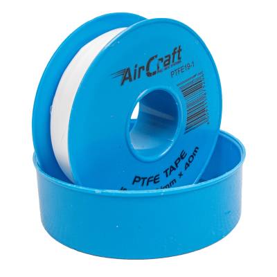 PTFE TAPE 19MMX0.1MMX40M ROLL BULK — image 1