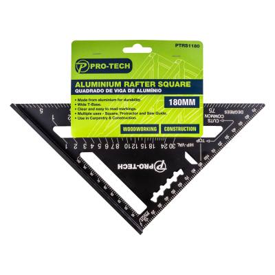 RAFTER SQUARE 180MM ALUMINIUM — image 1