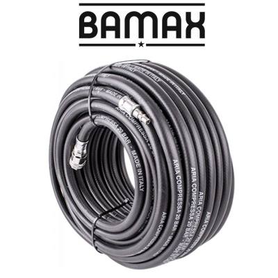 RUBBER AIR HOSE 8mmx30M W.QUICK COUPLER BX15813R30 — image 1