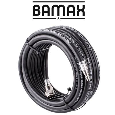 RUBBER AIR HOSE 10mmX10M W.QUICK COUPLERS — image 1