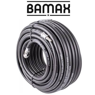 RUBBER AIR HOSE 10mmx30M W.QUICK COUPLER — image 1