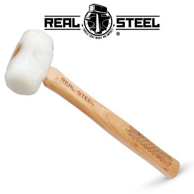 HAMMER URETHANE 38MM 1 1/2' FACE DIAM. HICK. WOOD HANDLE — image 1