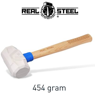 HAMMER MALLET WHITE 450G 16OZ HICK. WOOD HANDLE — image 1