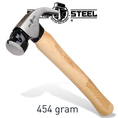 HAMMER CLAW CURVED 450G 16OZ HICK. WOOD HANDLE — image 1