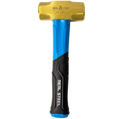 BRASS HAMMER 2LB SLEDGE FIBRE GLASS HANDLE — image 1