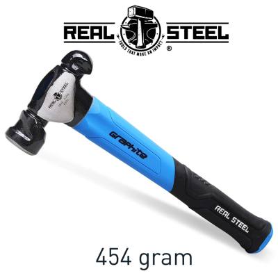 HAMMER BALL PEIN 450G 16OZ GRAPH. HANDLE REAL STEEL — image 1