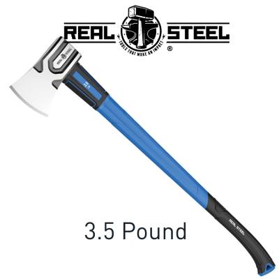 AXE 1.5KG 3.5LB GRAPH. HANDLE 870MM REAL STEEL — image 1