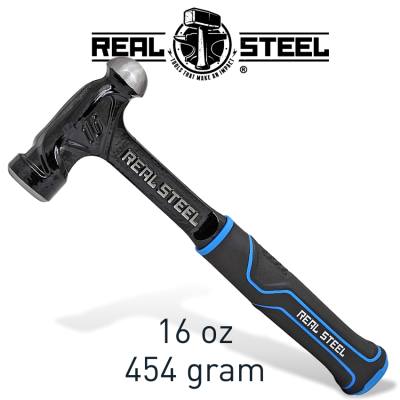 HAMMER BALL PEIN 450G 16OZ ULTRA STEEL HANDLE REAL STEEL — image 1