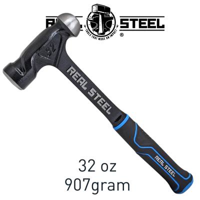 HAMMER BALL PEIN 900G 32OZ ULTRA STEEL HANDLE REAL STEEL — image 1
