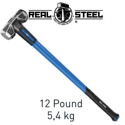 HAMMER SLEDGE CROSS STRIKE 5.4KG 12LB GRAPH. HANDLE 900MM REAL STEEL — image 1