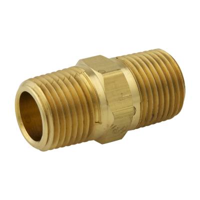 NIPPLE BRASS 1/2X1/2 M/M — image 1