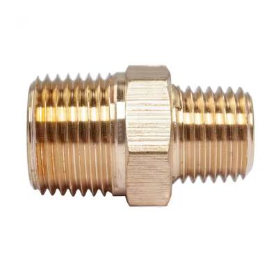 NIPPLE BRASS 1/8X1/2 M/M — image 1