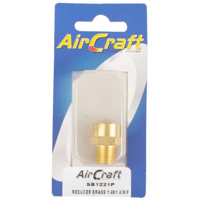 REDUCER BRASS 1/4X1/4 M/F 1PC PACK — image 1