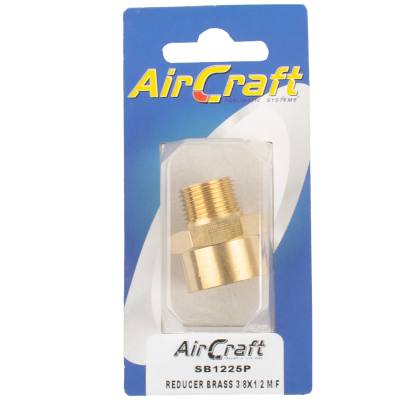 REDUCER BRASS 3/8X1/2 M/F 1PC PACK — image 1