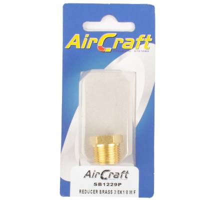 REDUCER BRASS 3/8X1/8 M/F CONICAL 1PC PACK — image 1