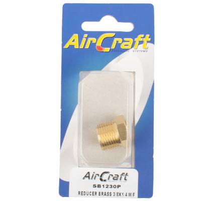REDUCER BRASS 3/8X1/4 M/F CONICAL 1PC PACK — image 1