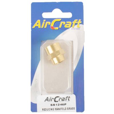 REDUCING MANIFOLD BRASS 1/8X1/4 F/F 1PC PACK — image 1