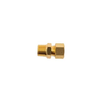 BRASS CONICAL STR. 5/16' TUBE X 1/4' M — image 1