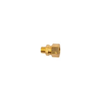 BRASS CONICAL STR. 3/8'TUBE X 1/8' M — image 1
