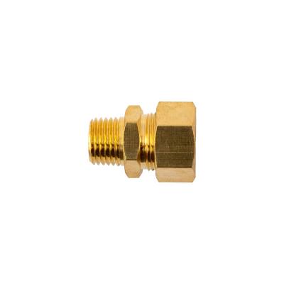 BRASS CONICAL STR. 1/2' TUBE X 1/4' M — image 1