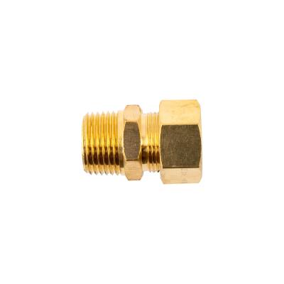BRASS CONICAL STR. 1/2' TUBE X 3/8' M — image 1