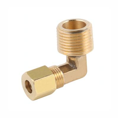 CONICAL ELBOW BRASS 1/4' X 1/2'M — image 1
