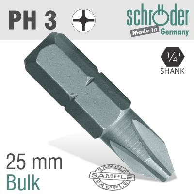 PHIL.NO.3X25MM CLASSIC BIT BULK — image 1