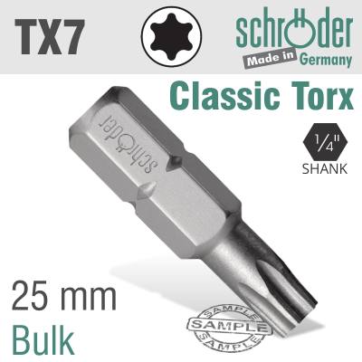 TORX TX 7 CLASSIC BIT 25MM — image 1