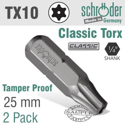 TORX TAMPER RESIST T10H 25 2CD — image 1