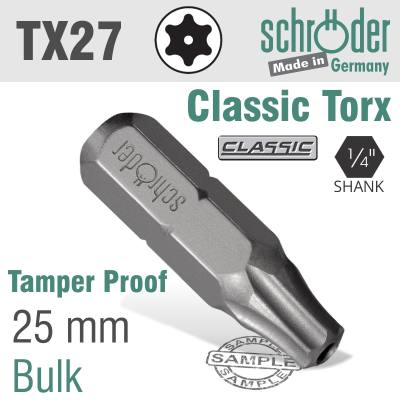 TORX TAMPER RESIST T27 25MM — image 1