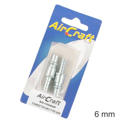 CONNECTOR ARO TYPE 6MM HOSETAIL 2PC PACK — image 1