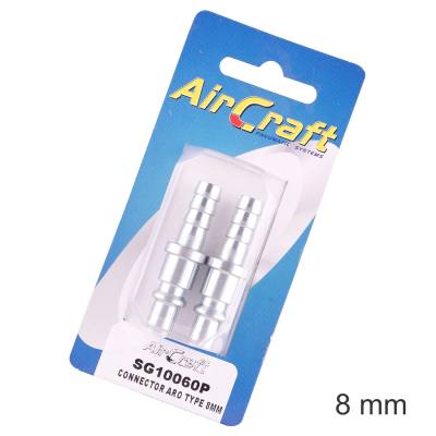 CONNECTOR ARO TYPE 8MM HOSE TAIL 2PACK — image 1
