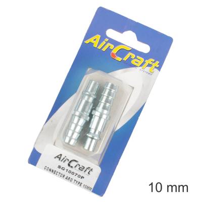 CONNECTOR ARO TYPE 10MM HOSETAIL 2PC PACK — image 1