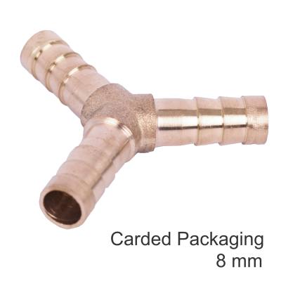 Y TYPE HOSE CONNECTOR 8MM 1PCE BLISTER — image 1